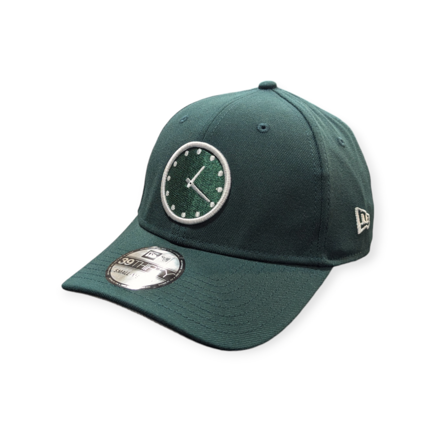 Chicago Cubs New Era Forest Green 1:20 Clock 39THIRTY Flex-Fit Hat