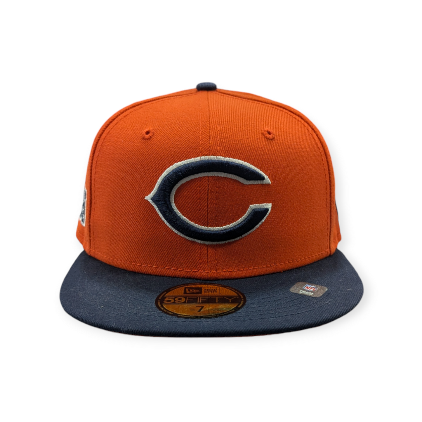 Chicago Bears 2 Tone Orange/Navy Alternate New Era 59FIFTY Fitted Hat