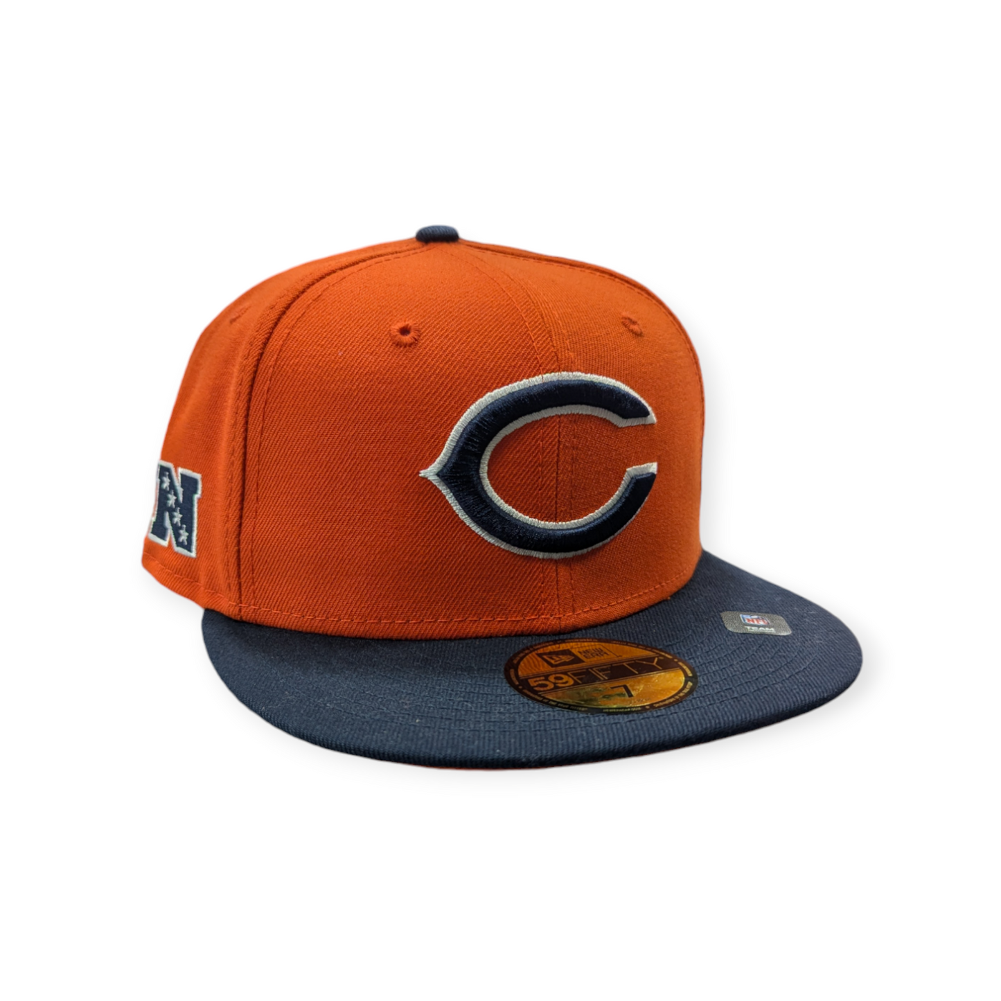 Chicago Bears 2 Tone Orange/Navy Alternate New Era 59FIFTY Fitted Hat