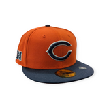 Chicago Bears 2 Tone Orange/Navy Alternate New Era 59FIFTY Fitted Hat - Pro Jersey Sports