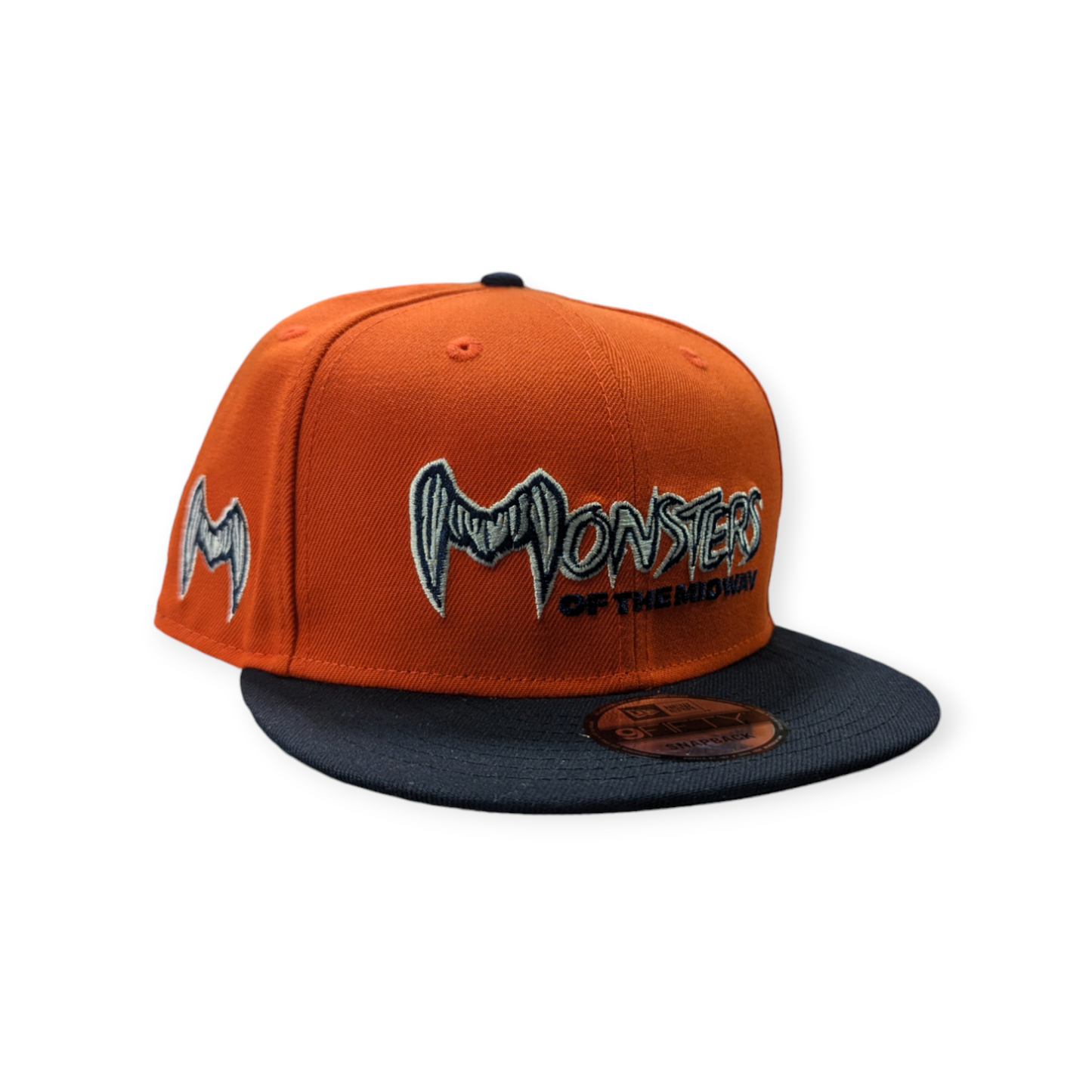 Chicago Bears New Era Monsters of the Midway Orange/Navy 9FIFTY Adjustable Snapback Hat