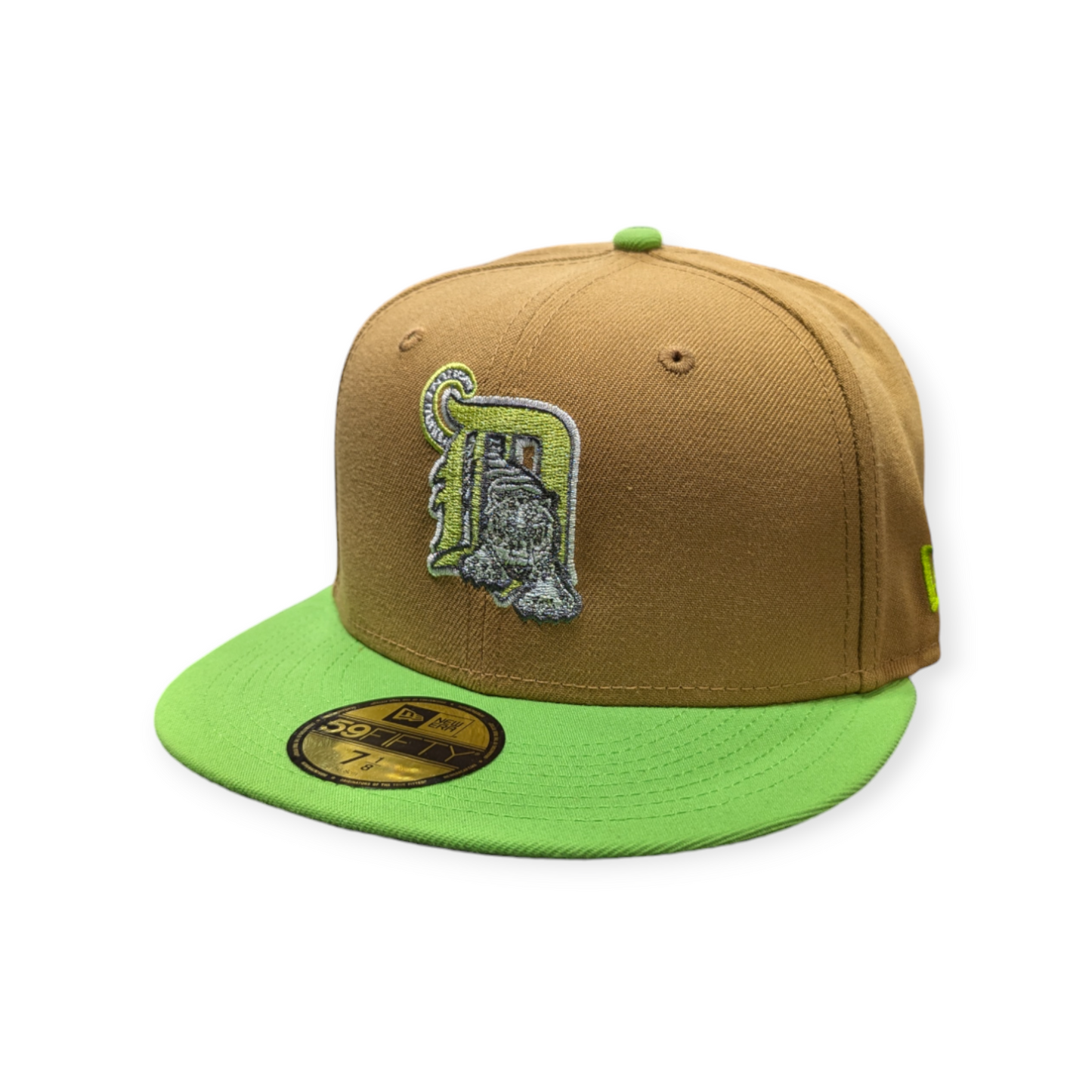 Detroit Tigers New Era Wheat/Lime Cooper 59FIFTY Fitted Hat