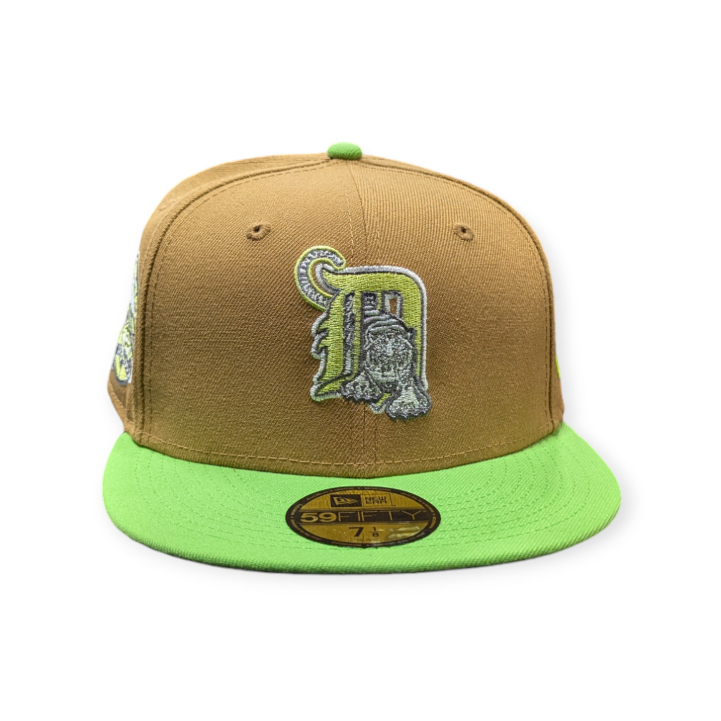 Detroit Tigers New Era Wheat/Lime Cooper 59FIFTY Fitted Hat