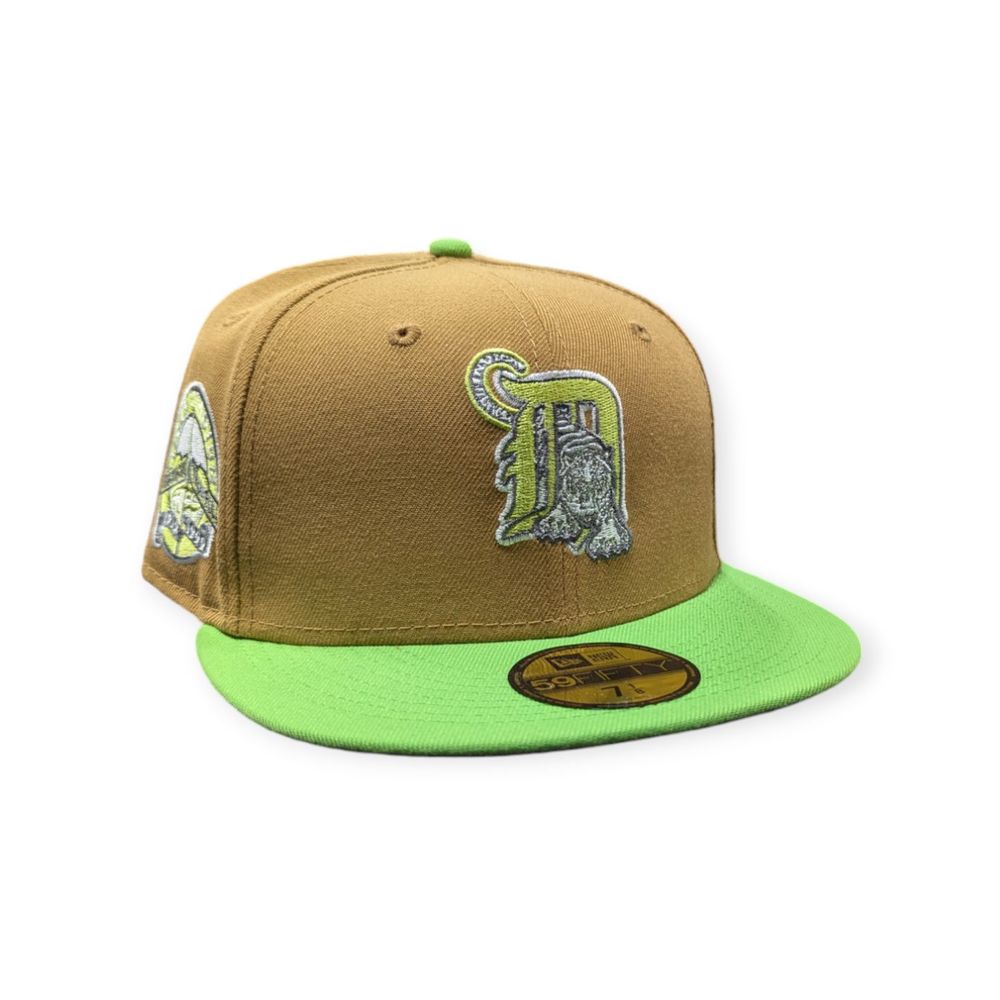 Detroit Tigers New Era Wheat/Lime Cooper 59FIFTY Fitted Hat