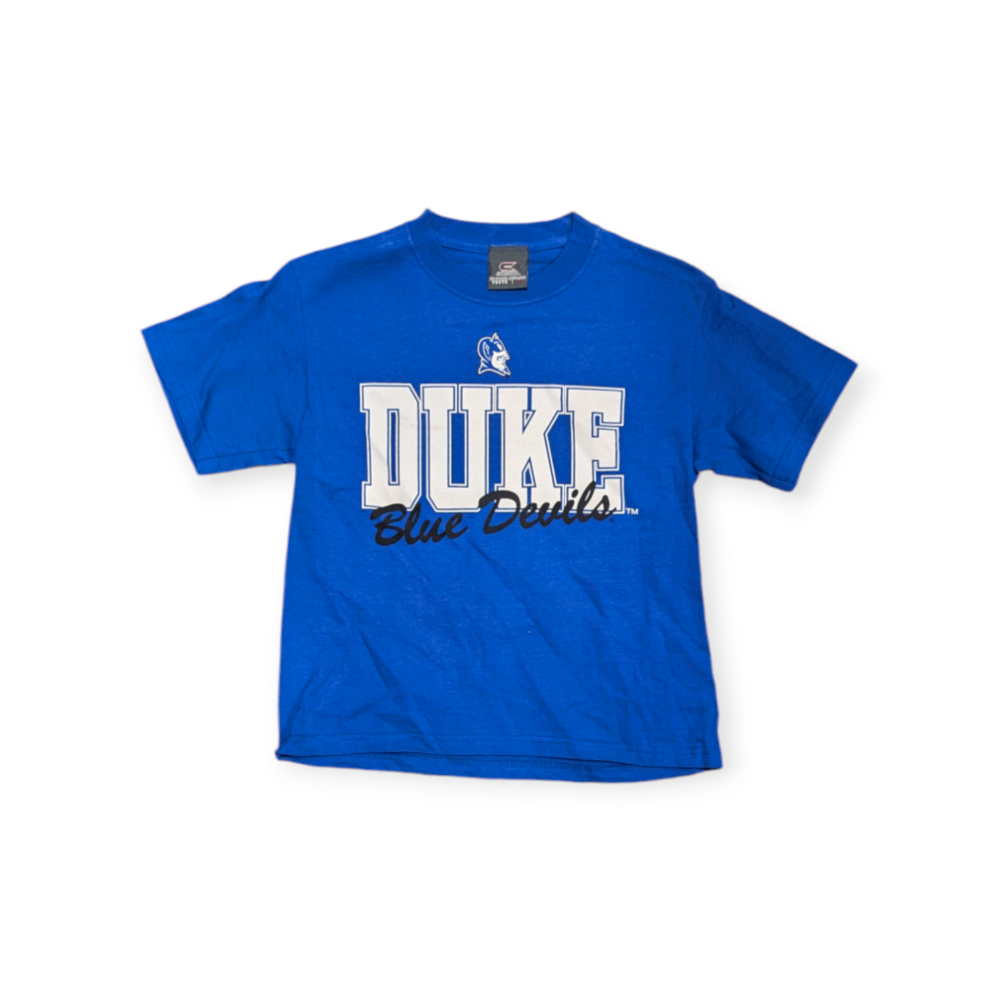 Youth Duke Blue Devils Royal Blue Colosseum Script Tee