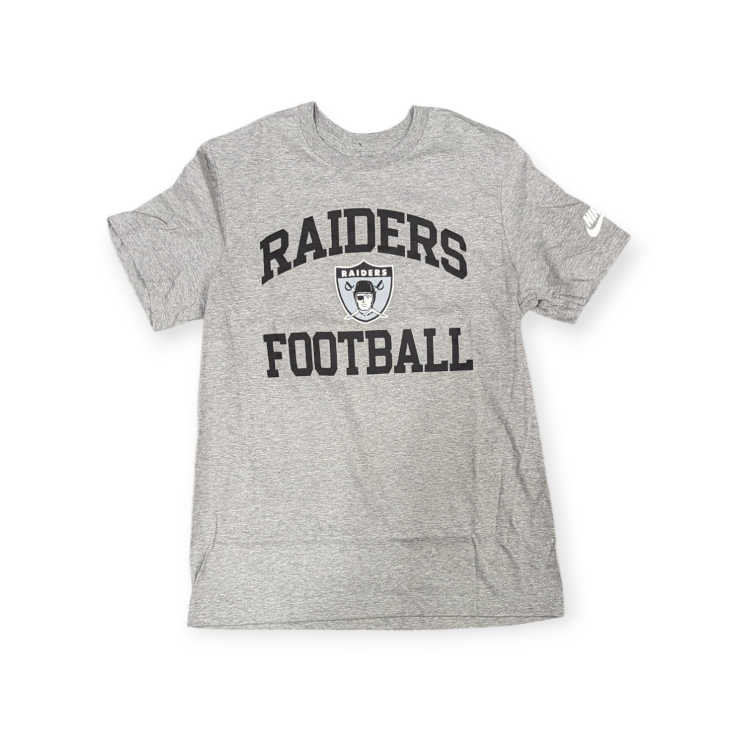 Men's Las Vegas Raiders Gray Logo Essential Tee