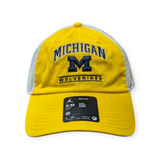Michigan Wolverines Nike Yellow Club Jumpman Unstructured Adjustable Trucker Hat - Pro Jersey Sports