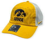 Iowa Hawkeyes Nike Yellow Club Unstructured Adjustable Trucker Hat - Pro Jersey Sports
