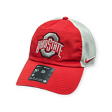 Ohio State Buckeyes Nike Red Club Unstructured Adjustable Trucker Hat - Pro Jersey Sports