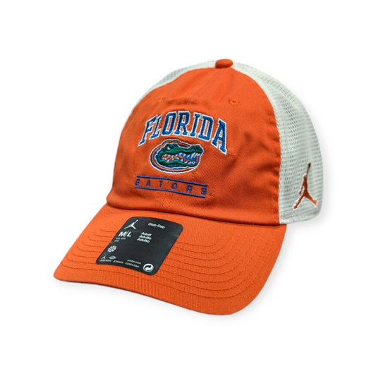 Florida Gators Nike Orange Jumpman Club Unstructured Adjustable Trucker Hat