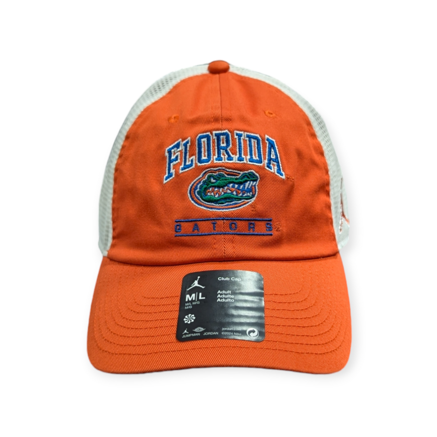 Florida Gators Nike Orange Jumpman Club Unstructured Adjustable Trucker Hat