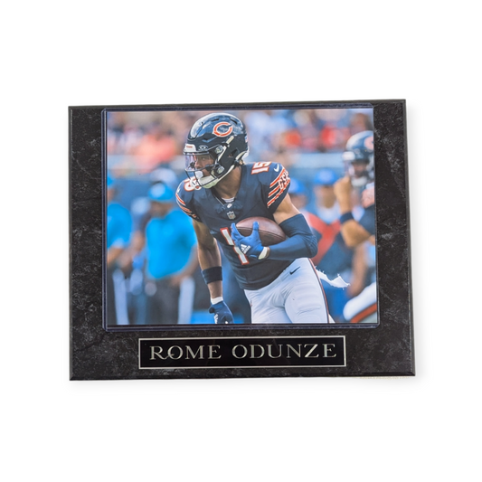 Chicago Bears Rome Odunze Photo Plaque