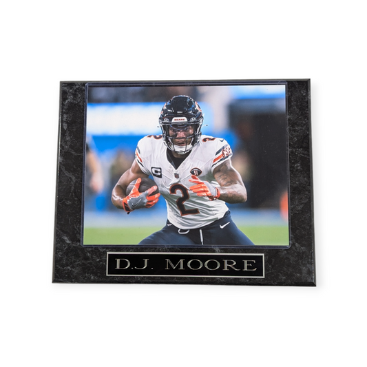 Chicago Bears DJ Moore Photo Plaque