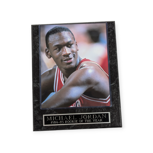 Chicago Bulls Michael Jordan Rookie Of The Year Wall Plaque