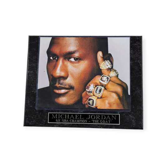 Chicago Bulls Michael Jordan 6x wall plaque