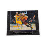 Kobe Bryant Los Angeles Lakers and LeBron James Cleveland Cavalier's Wall  Plaque - Pro Jersey Sports