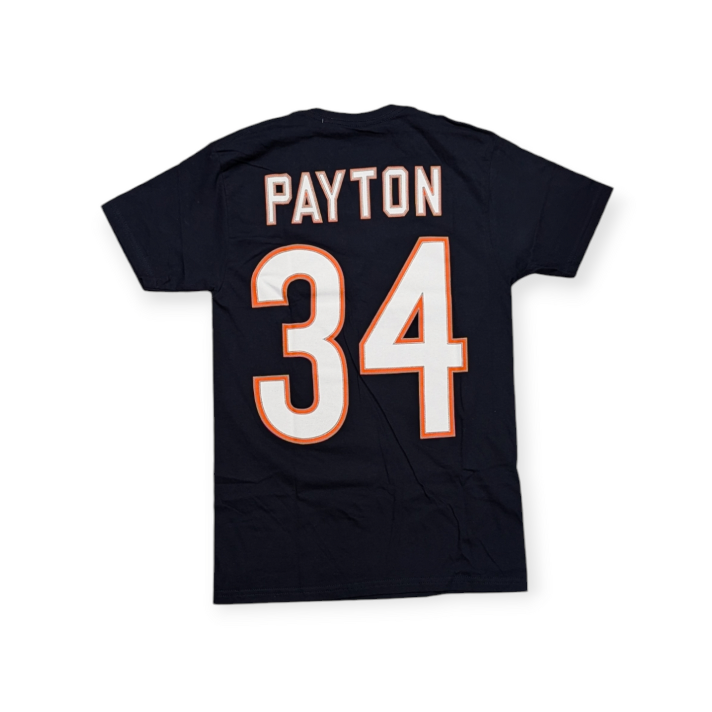 Men's Chicago Bears Walter Payton Mitchell & Ness Navy Name & Number Throwback T-Shirt