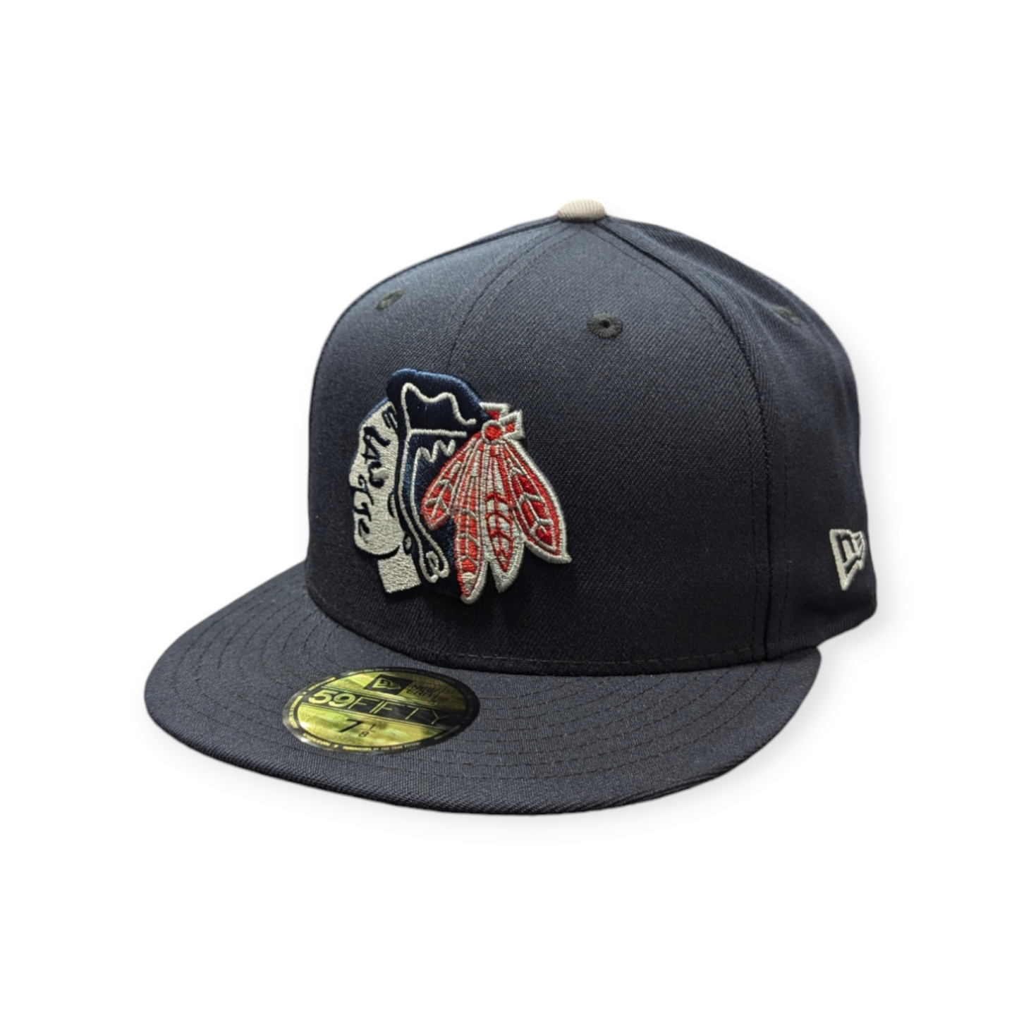 Chicago Blackhawks New Era Navy Bedsy 59FIFTY Fitted Hat