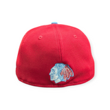 Chicago Blackhawks New Era Red Sky 59FIFTY Fitted Hat - Pro Jersey Sports