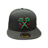 Chicago Blackhawks New Era Black Reverse OTC 59FIFTY Fitted Hat - Pro Jersey Sports