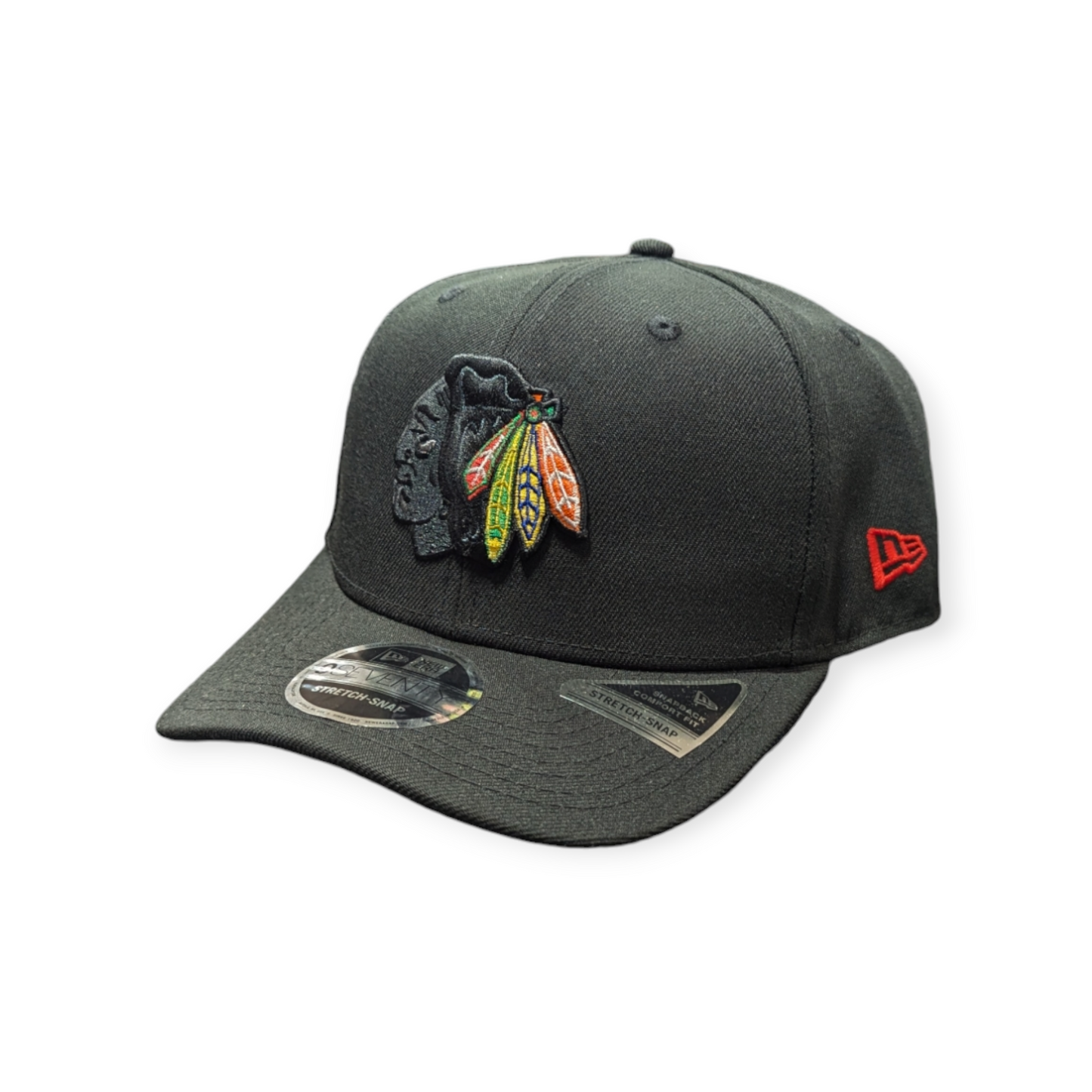 Chicago Blackhawks New Era Head of the Table Black 9SEVENTY Hat