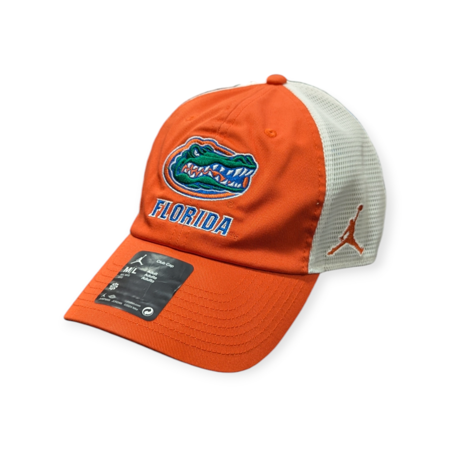 Florida Gators Nike Orange Jumpman Club Unstructured Adjustable Trucker Hat