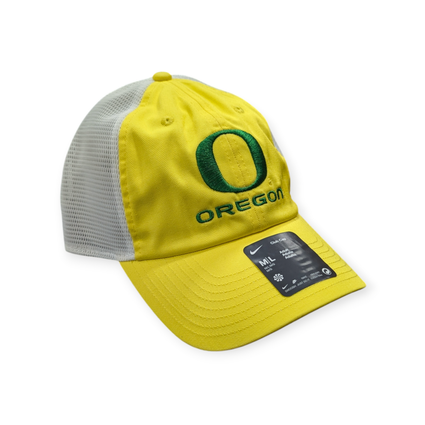 Oregon Ducks Nike Yellow Unstructured Adjustable Trucker Hat