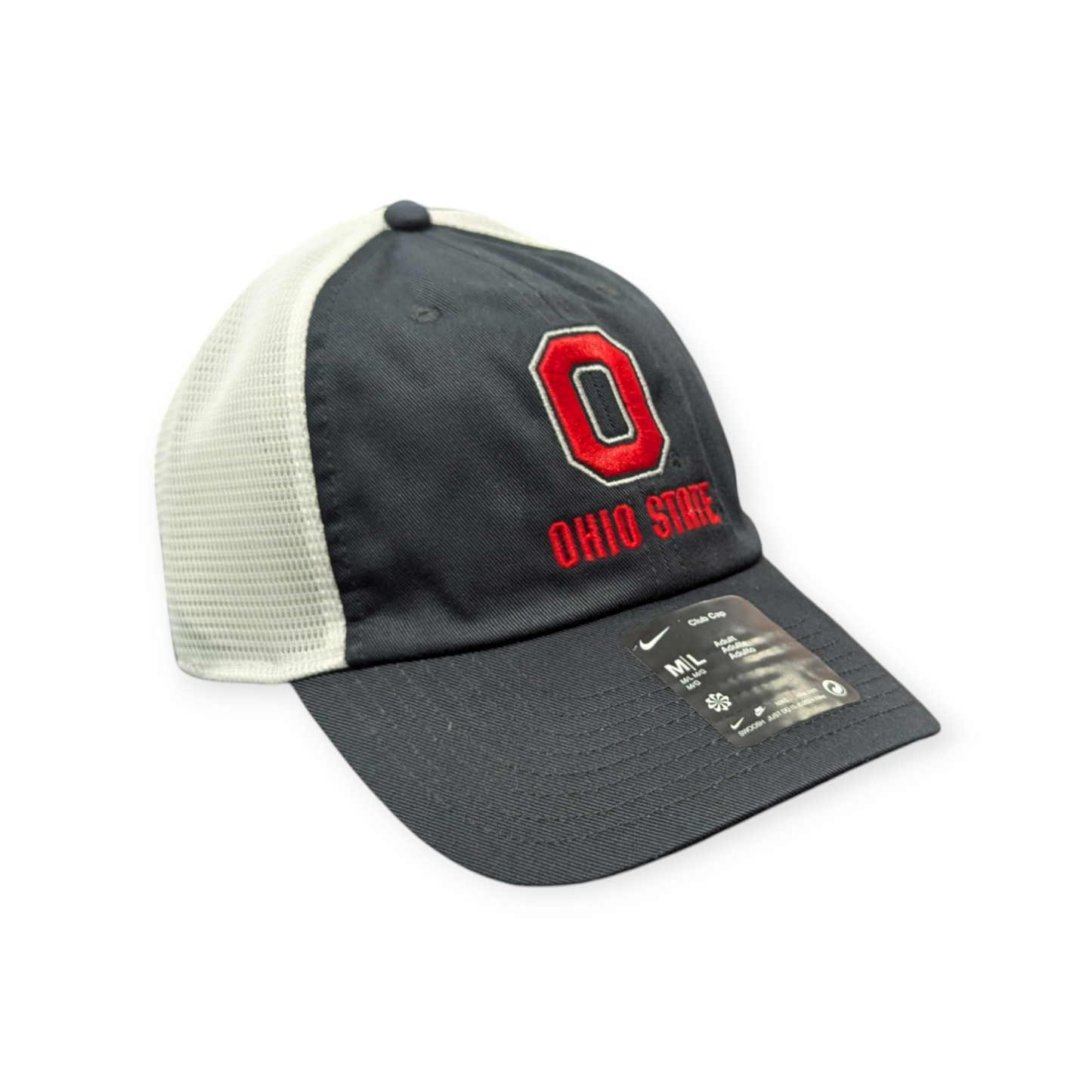 Ohio State Buckeyes Nike Black Unstructured Adjustable Trucker Hat