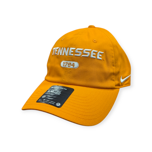 Tennessee Volunteers Nike Club Orange Unstructured Adjustable Hat