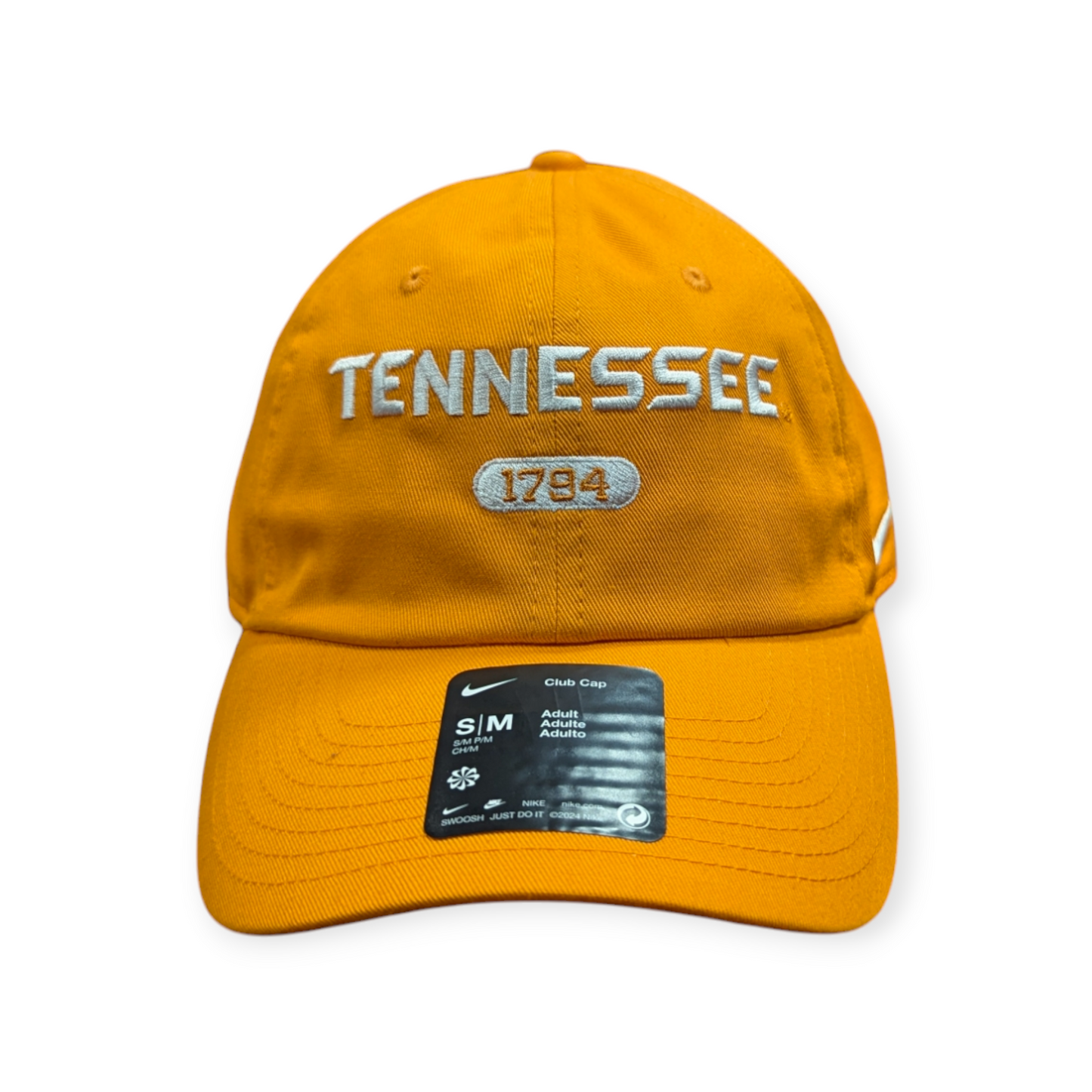 Tennessee Volunteers Nike Club Orange Unstructured Adjustable Hat