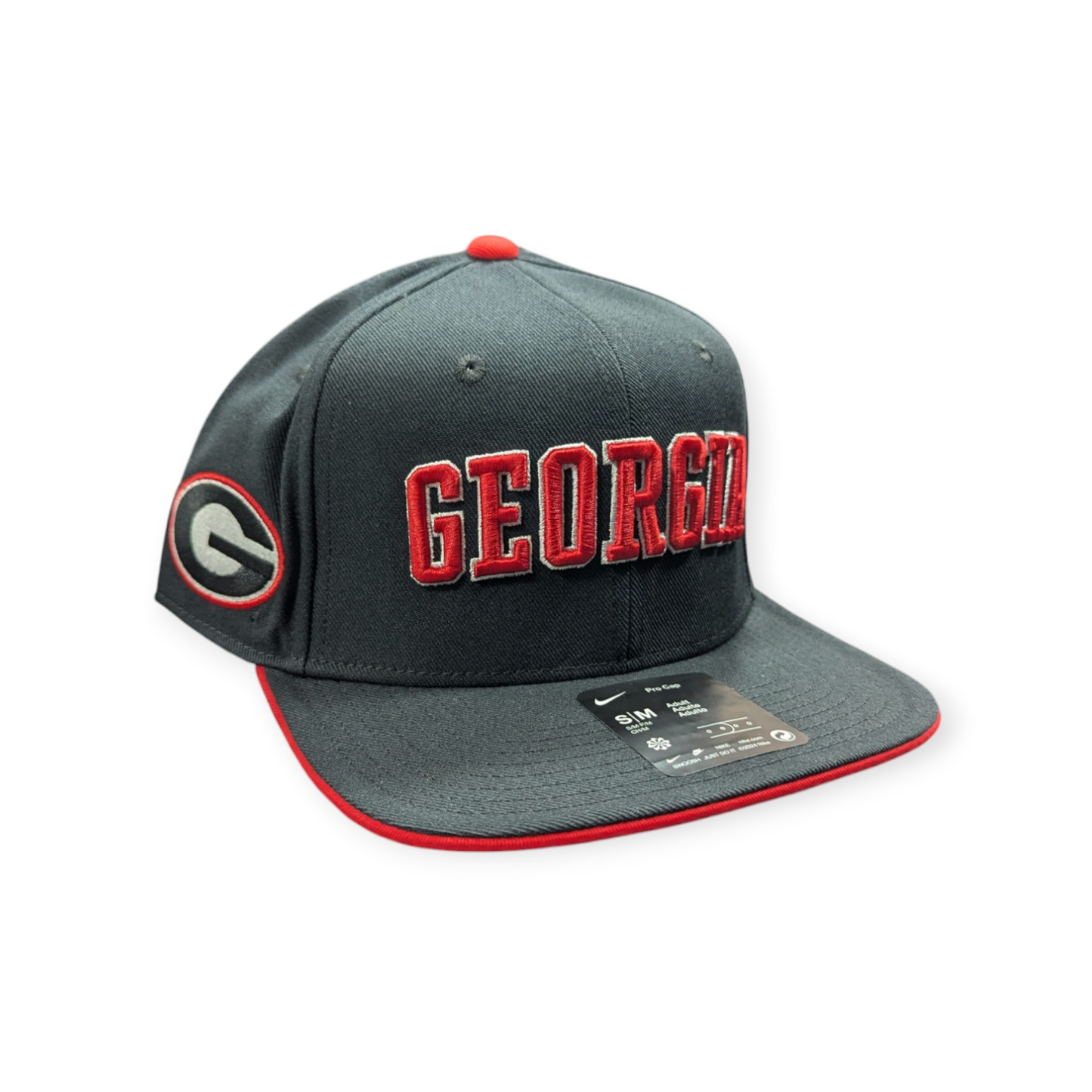 Georgia Bulldogs Nike Black Dri-Fit Sideline Pro Snapback Hat