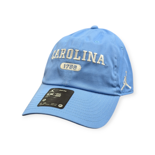 North Carolina Tar Heels Nike Club Carolina Blue Unstructured Adjustable Hat