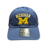 Michigan Wolverines Nike Club Navy Dri-Fit Unstructured Adjustable Hat - Pro Jersey Sports