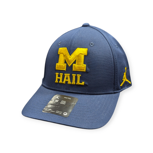 Michigan Wolverines Nike Jumpman Navy Adjustable Club Hat