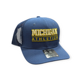 Michigan Wolverines Nike Rise Navy Trucker Adjustable Hat - Pro Jersey Sports