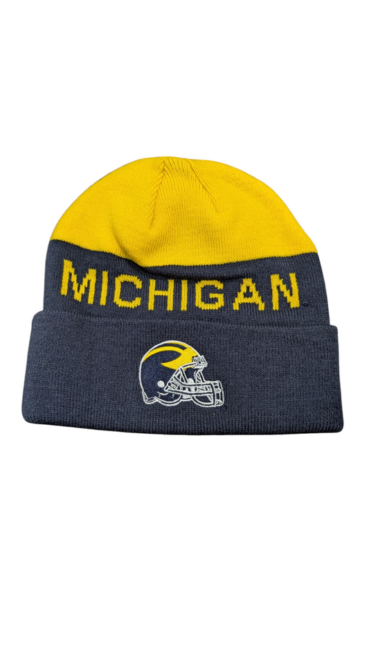 Men's Michigan Wolverines Nike Jumpman Navy Terra Knit Hat