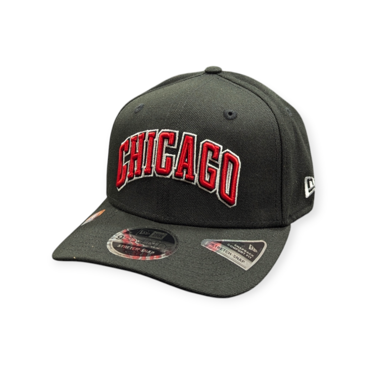 Chicago Bulls New Era 2024 Statement Edition Black 9SEVENTY Adjustable Hat