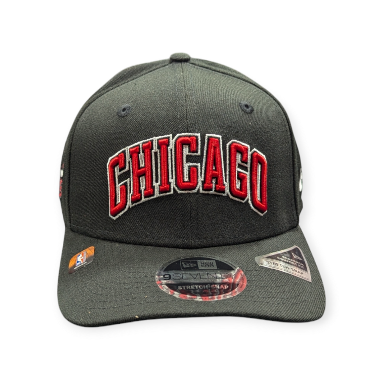 Chicago Bulls New Era 2024 Statement Edition Black 9SEVENTY Adjustable Hat