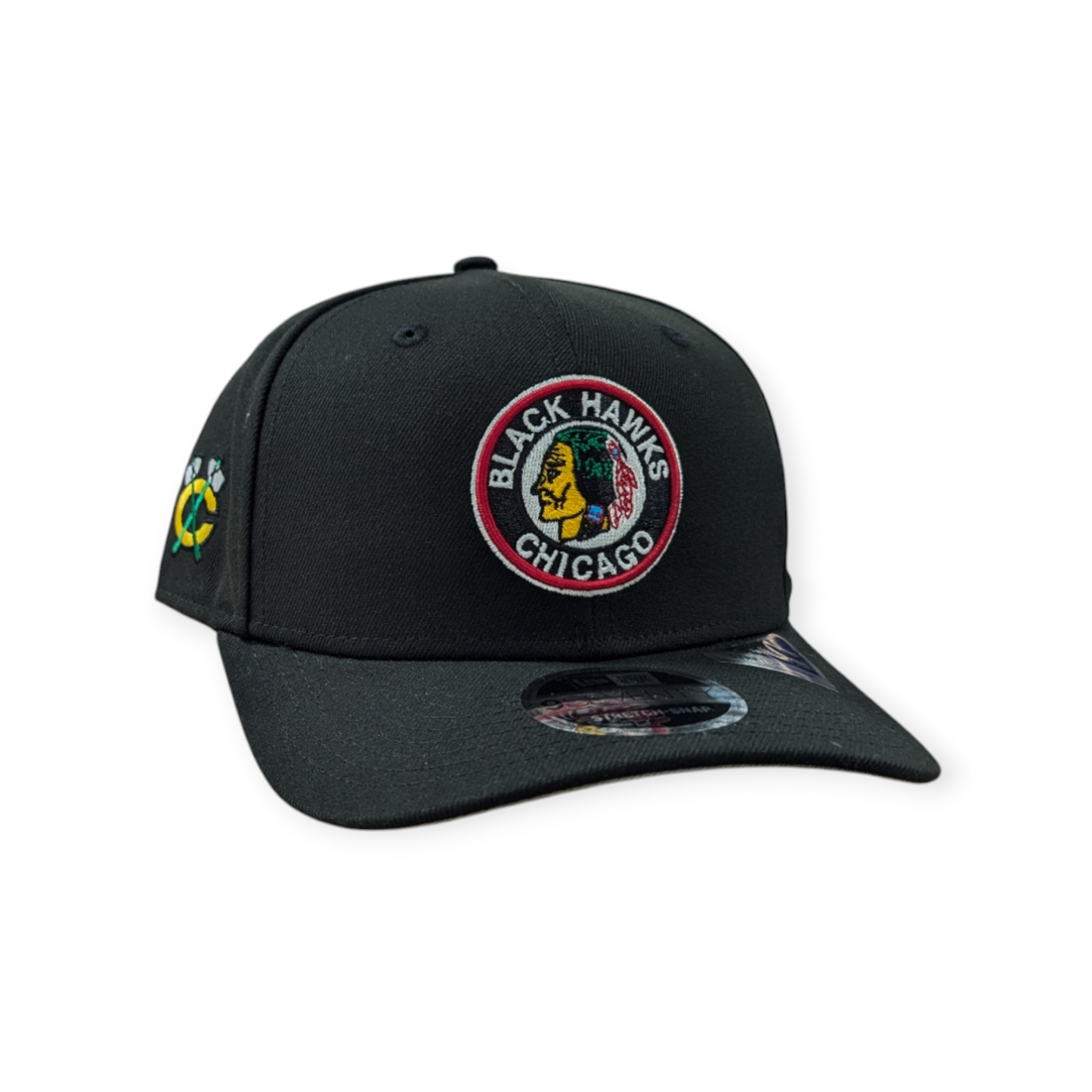 Chicago Blackhawks New Era NHL Classic 1934 Black 9SEVENTY Adjustable Hat