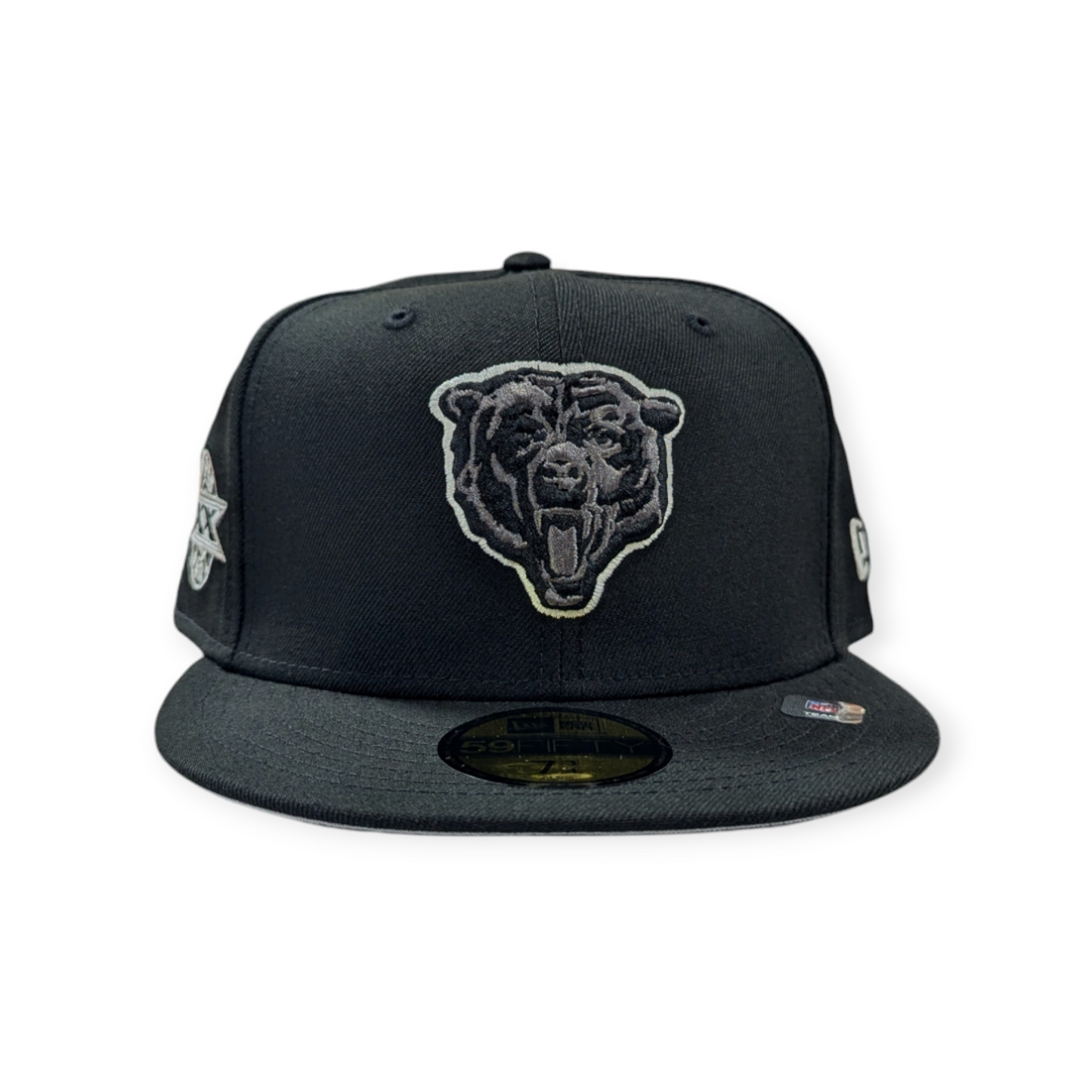 Chicago Bears Super Bowl XX Black And Graphite New Era 59FIFTY Fitted Hat