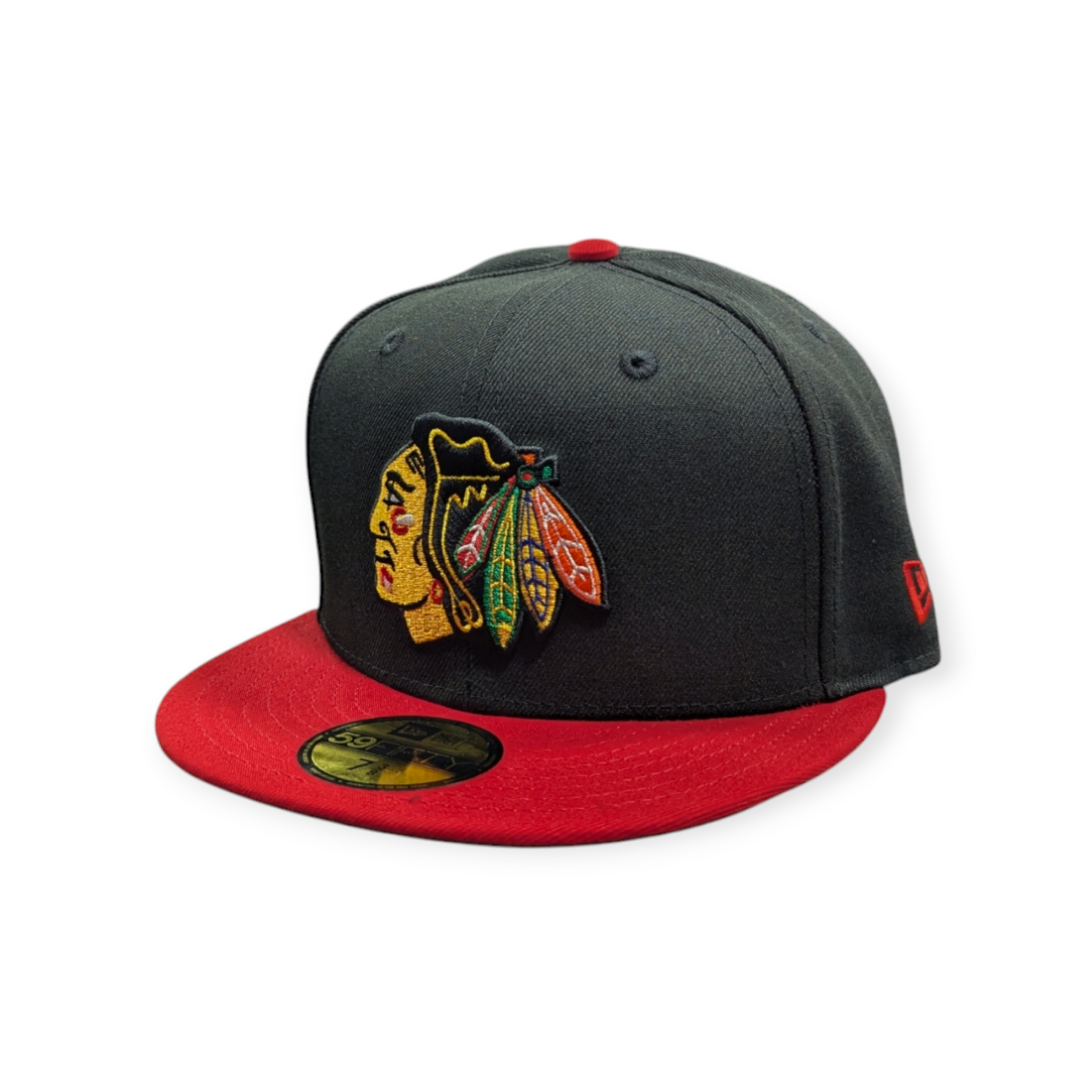 Chicago Blackhawks New Era 2 Tone Black/Red 2024 Winter Classic 59FIFTY Fitted Hat