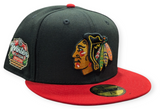 Chicago Blackhawks New Era 2 Tone Black/Red 2025 Winter Classic 59FIFTY Fitted Hat - Pro Jersey Sports