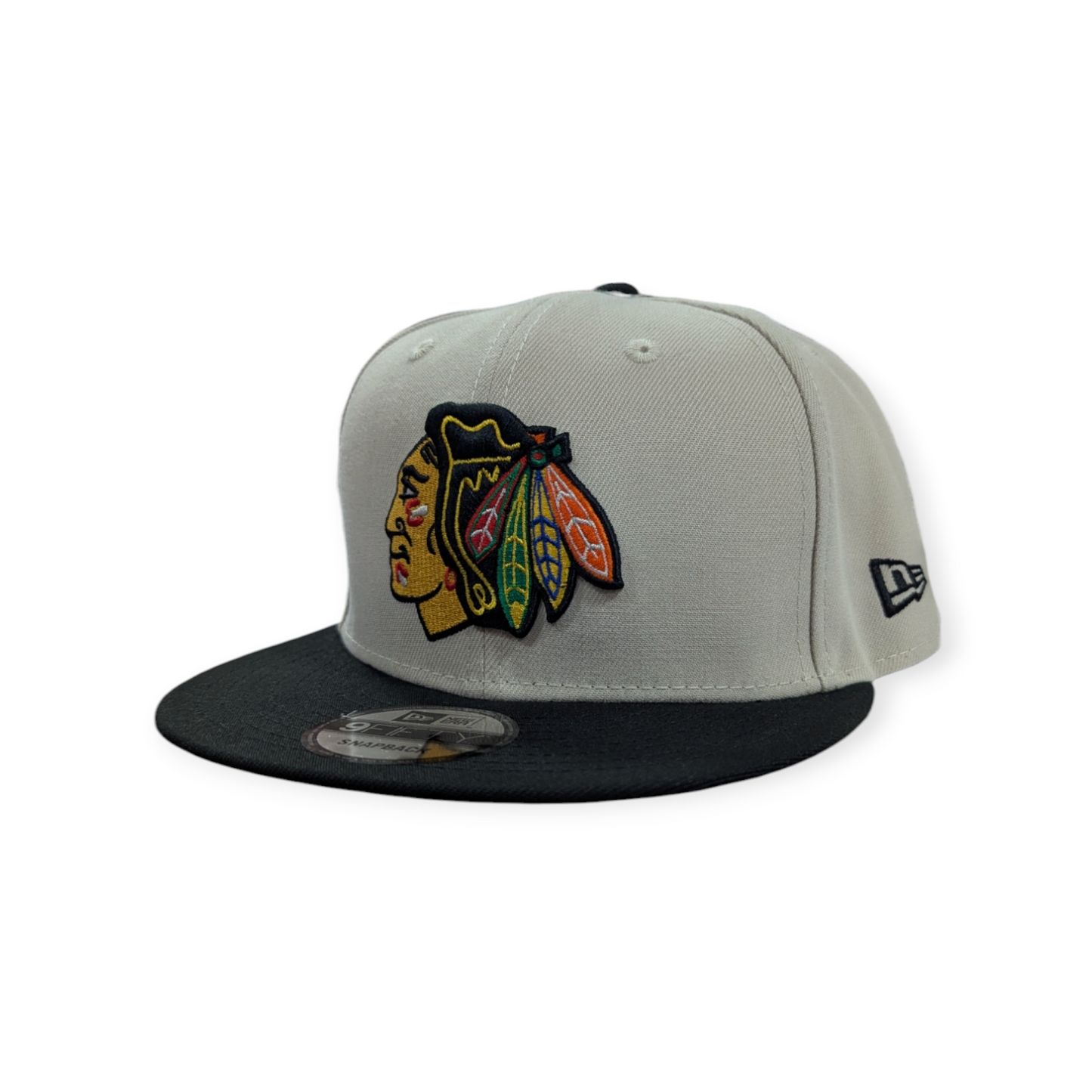 Chicago Blackhawks New Era Stone/Black 2024 Winter Classic 9FIFTY Adjustable Snapback Hat