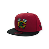 Chicago Blackhawks New Era Red/Black 2025 Winter Classic 9FIFTY Adjustable Snapback Hat - Pro Jersey Sports