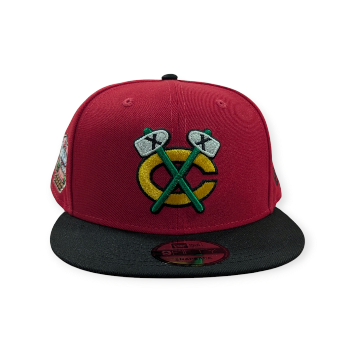 Chicago Blackhawks New Era Red/Black 2024 Winter Classic 9FIFTY Adjustable Snapback Hat