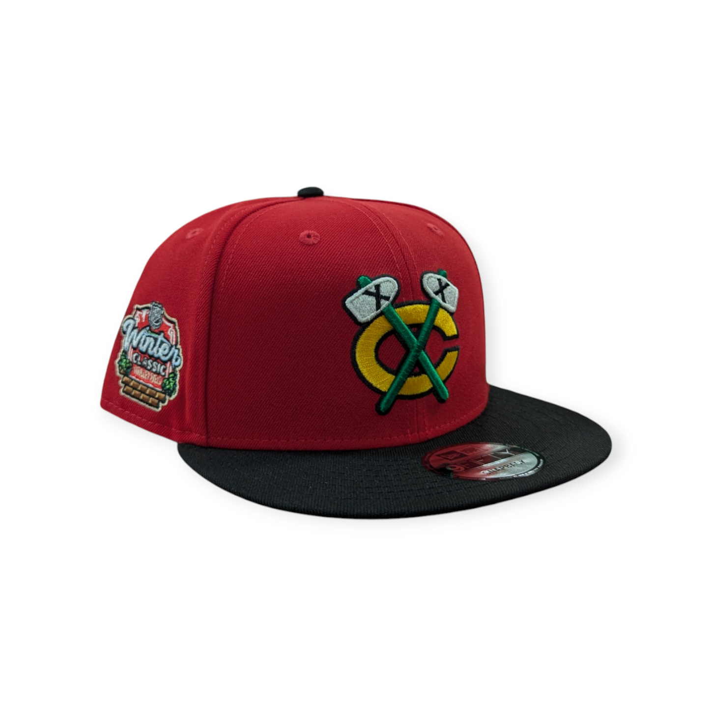 Chicago Blackhawks New Era Red/Black 2024 Winter Classic 9FIFTY Adjustable Snapback Hat