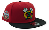 Chicago Blackhawks New Era Red/Black 2025 Winter Classic 9FIFTY Adjustable Snapback Hat - Pro Jersey Sports