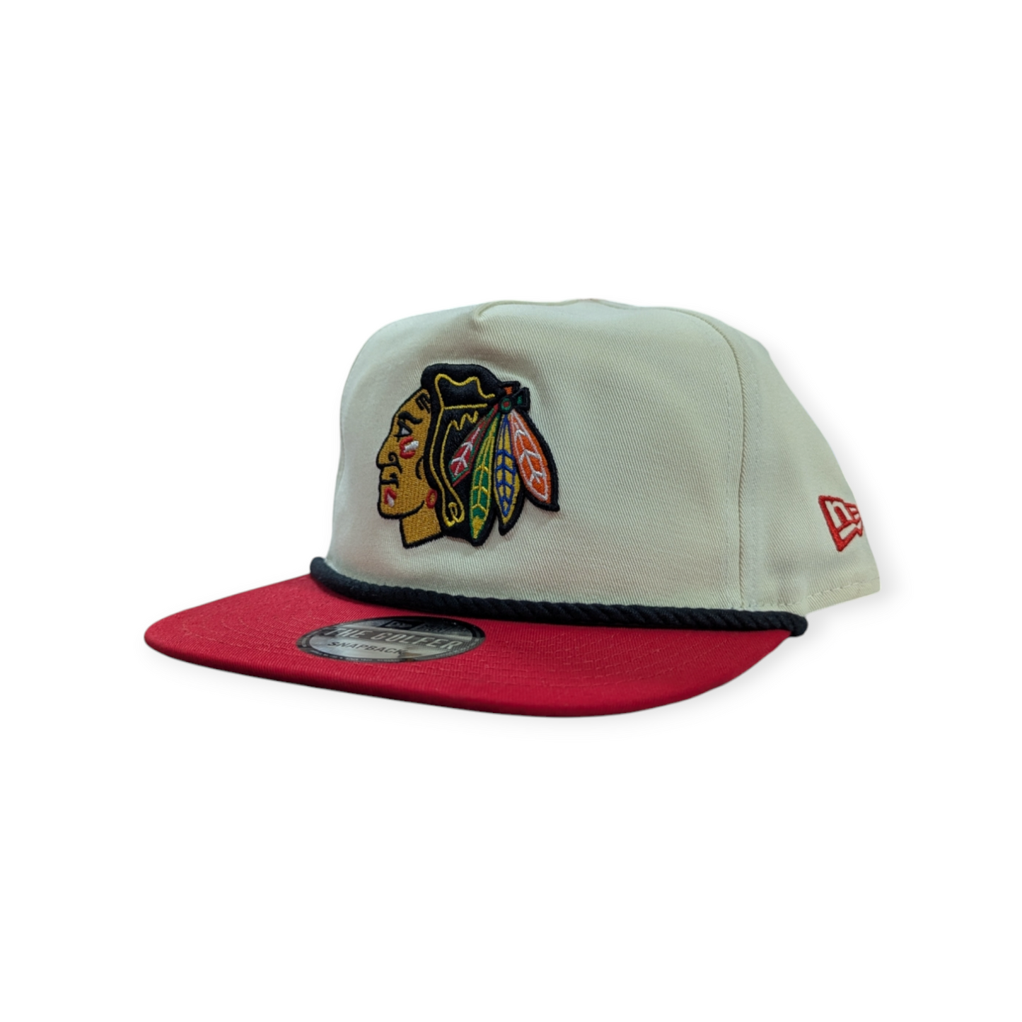 Men's Chicago Blackhawks New Era Chrome/Red 2024 Winter Classic Golfer Adjustable Hat