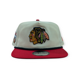 Men's Chicago Blackhawks New Era Chrome/Red 2025 Winter Classic Golfer Adjustable Hat - Pro Jersey Sports