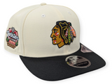 Men's Chicago Blackhawks New Era Chrome/Black 2025 Winter Classic 9SEVENTY Trucker Hat - Pro Jersey Sports